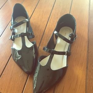 ASOS Strappy patent flats- NEVER WORN